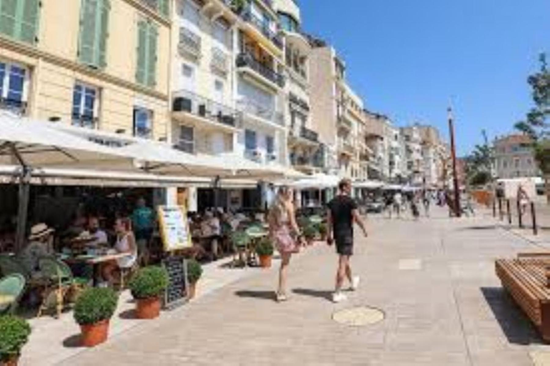 Studio Lumineux 200 M Des Plages A0B192 Cannes Exterior photo